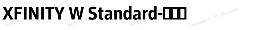 XFINITY W Standard字体转换 XFINITY W Standard字体转换